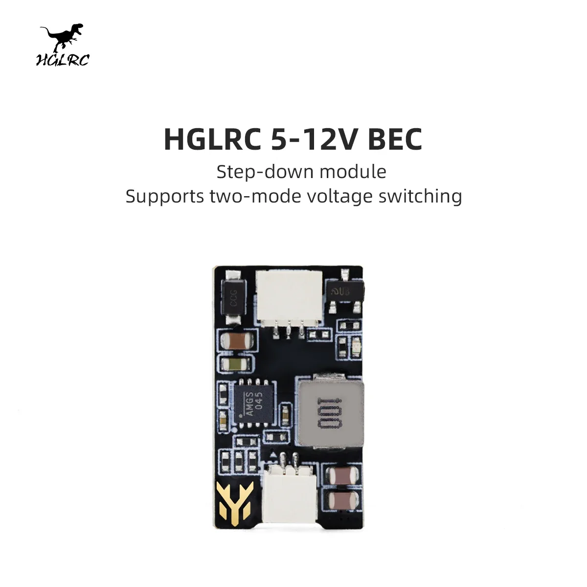 HGLRC 5-12V BEC Дистанционно управляемый понижающий модуль поддерживает двухрежимное