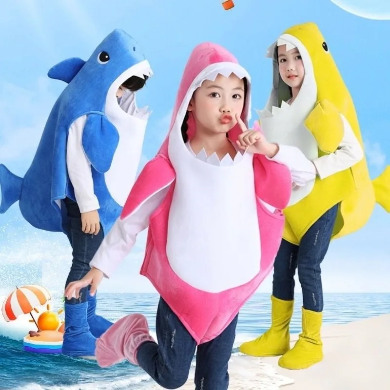 Костюм акулы детский комбинезон карнавальный костюм для малышей забавный