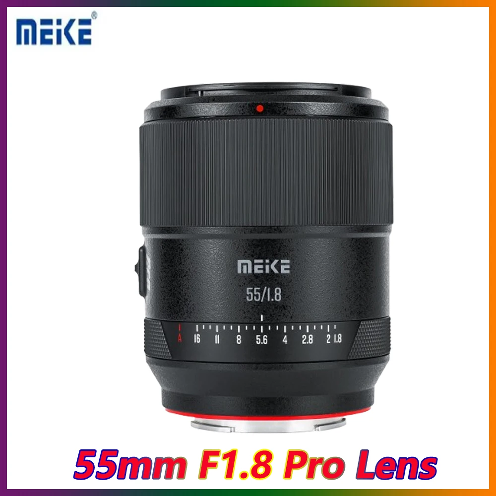 Полнокадровый портретный объектив Meke 55 мм F1.8 Pro с автофокусом и стандартным