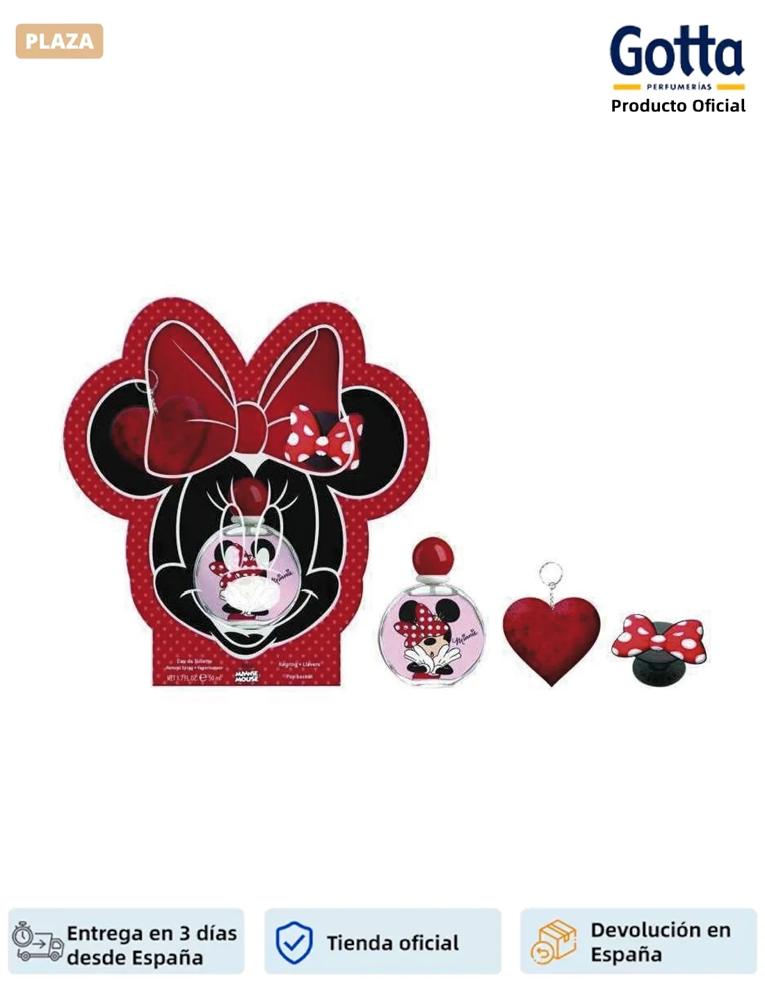 Чехол EDT с изображением Микки и Минни Мауса 50 мл |