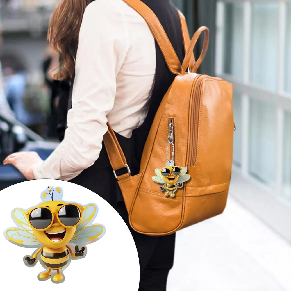 Оконное украшение в виде пчелы легкое акриловое подвесное милое маленькое для