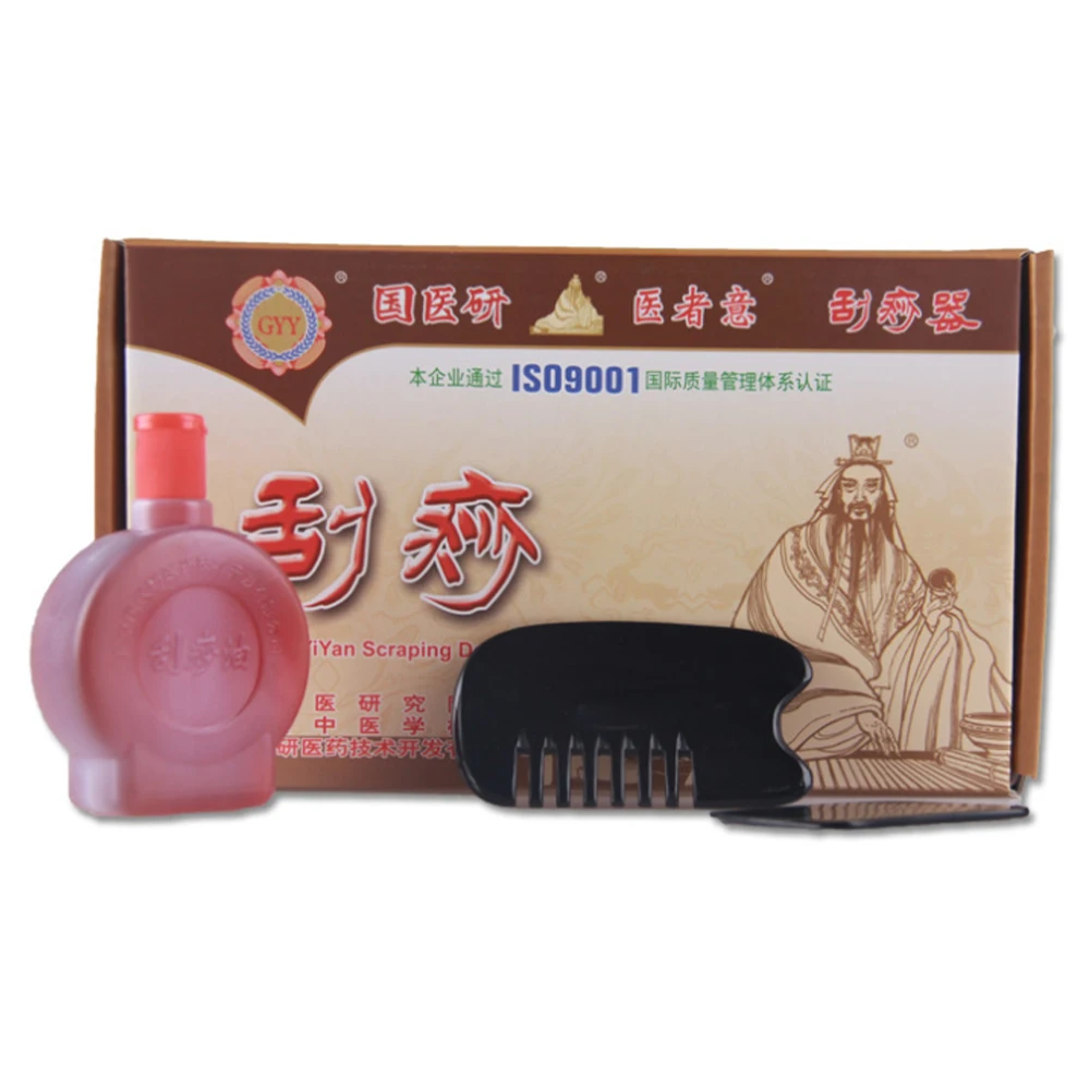 Буйвольный рог и нефритовый гуаша набор для бриллиантовой доски с бриллиантовым