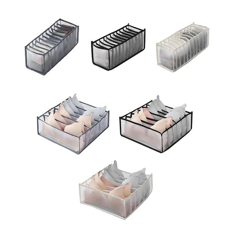Promotion! Underwear Bra Socks Organizer Storage Washable Foldable Drawer Clothes