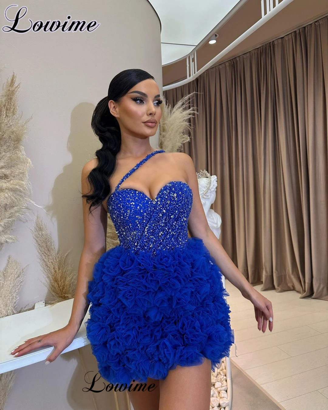 Милые мини-платья с юбкой-годе для выпускного вечера подростков женское платье