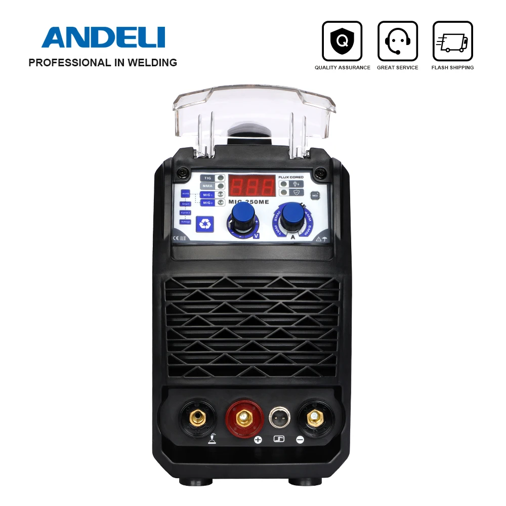 Сварочный аппарат ANDELI 220 В стандартная мини-полуавтоматическая Сварка без