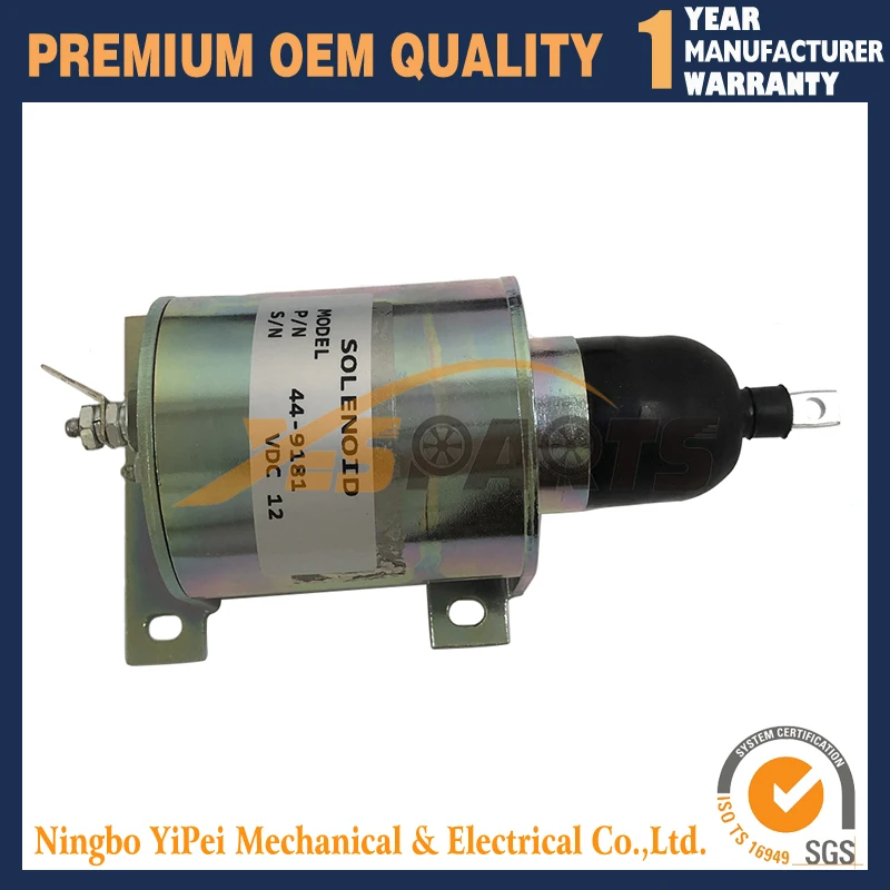 Соленоид остановки топлива 44-9181 449181 12В для двигателя Thermo King M-44-9181 400100219