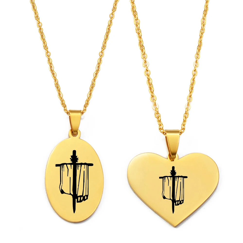 Ожерелье с подвеской Anniyo мандин мендан символ Креста мандаизм ювелирные изделия