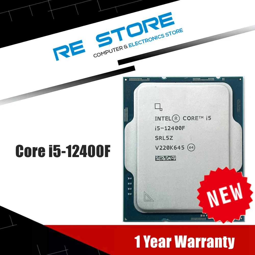 Процессор Intel Core i5-12400F i5 12400F 2 5 ГГц 6-ядерный 12-поточный процессор 10 нм L3 = 18M 65 Вт LGA