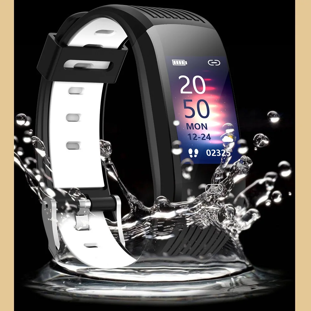 Smart Bracelet Custom Wallpaper Heart Rate Monitoring Weather Music Waterproof Band Blood Pressure |