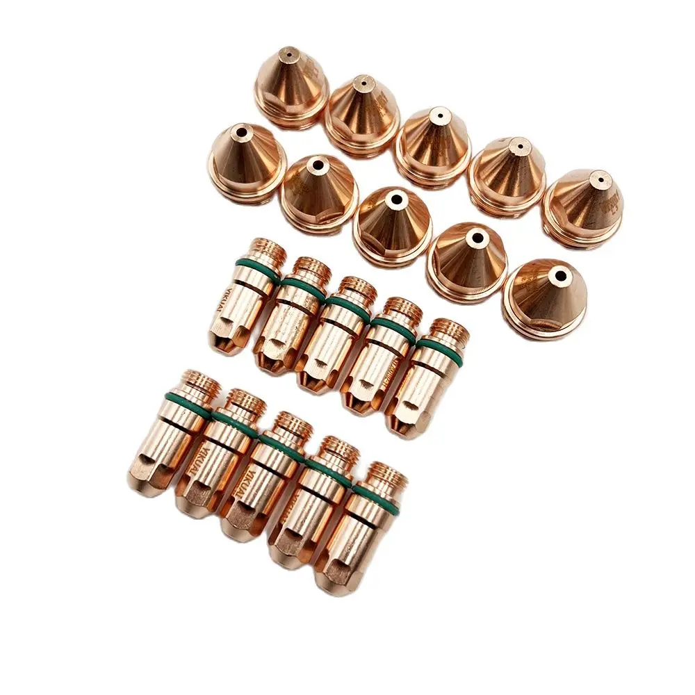 10 шт. наконечника и электрода подходят для плазменной резки с ЧПУ YK 200102 H 200103 YYHG-CUT