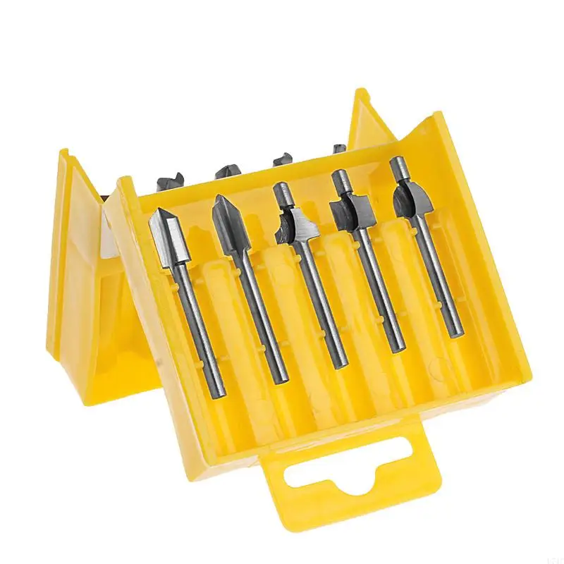 L74C 10 шт. 1/8 &quot3 мм фрезы из быстрорежущей стали по дереву подходят для набора