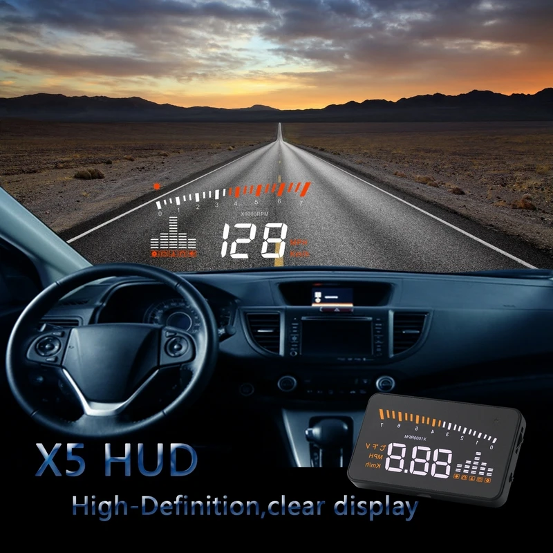 Автомобильный цифровой спидометр система ускорения X5 3 " GPS-спидометр км/ч