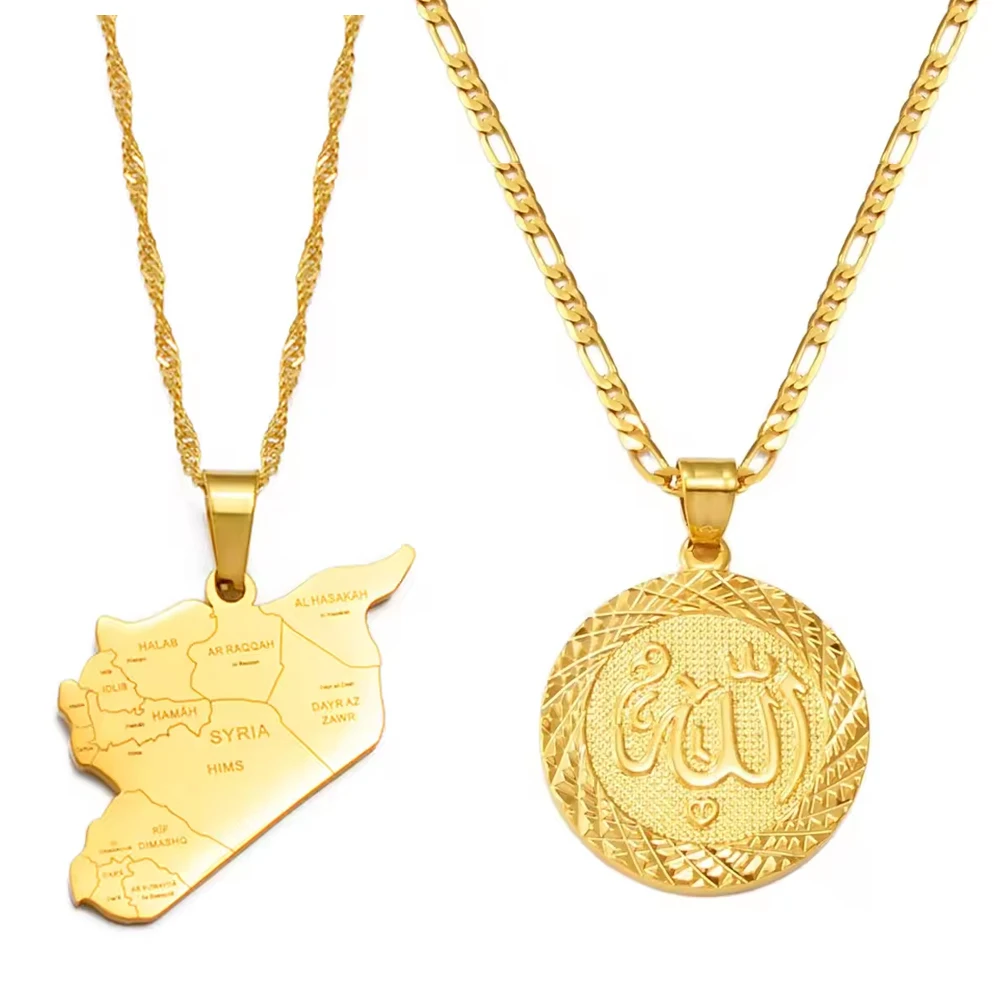 Anniyo Сирия Ливан кулон ожерелья для женщин девочек ювелирные изделия