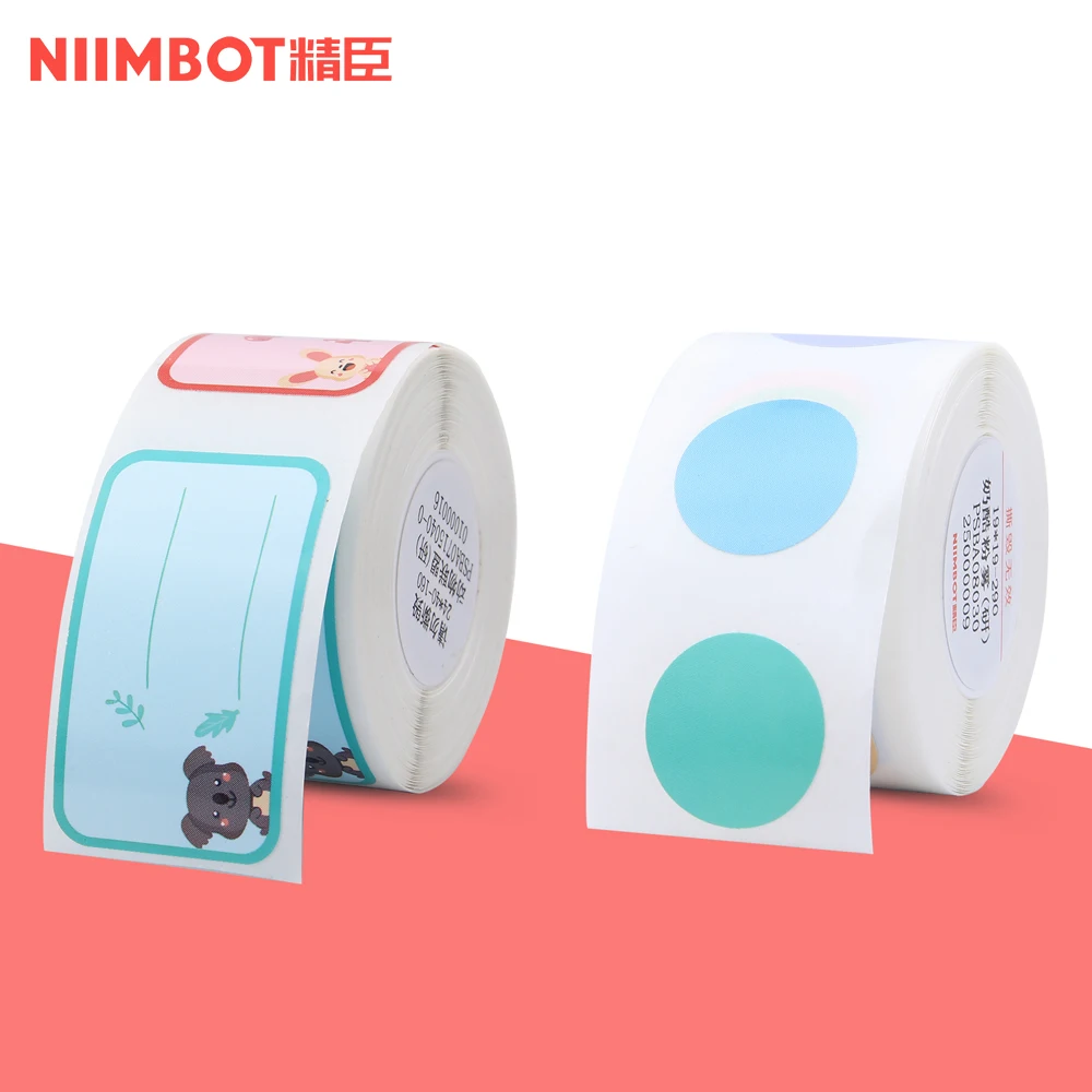 Термобумага Niimbot для печати этикеток D101 принтер штрих-кодов размер имя пустая