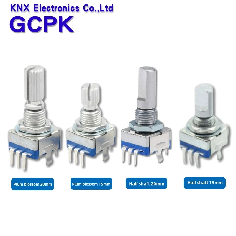 20 шт. Половина/сливовый поворотный энкодер длина ручки 15 мм/20 мм кодовый