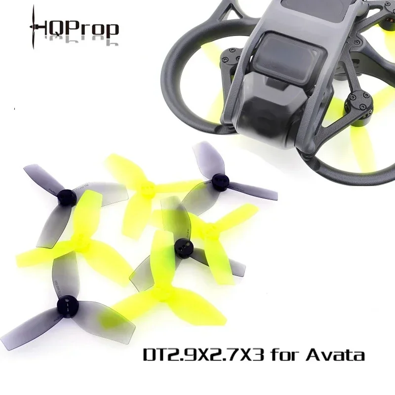 4 пары (4CW + 4CCW) HQPROP DT2.9X2.7X3 2927 3-лопастной пропеллер для ПК DJI Avata FPV 3-дюймовый Cinewhoop