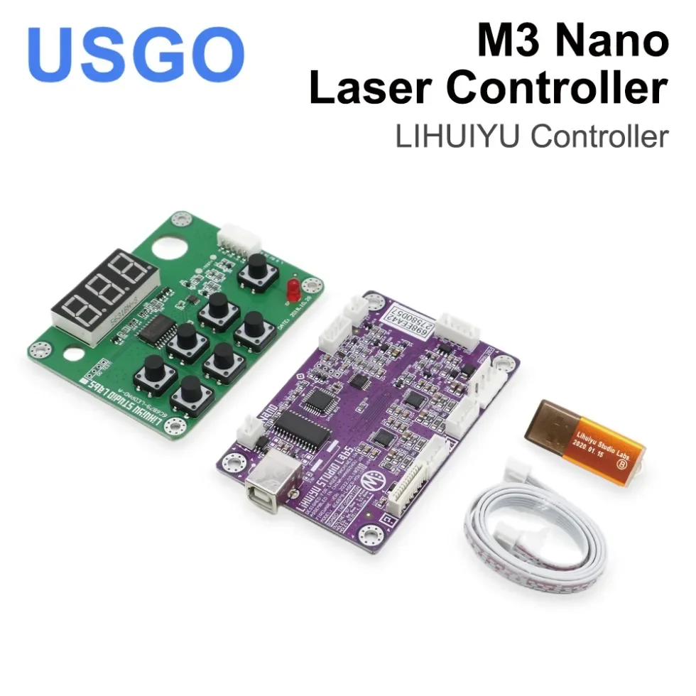 USGO LIHUIYU Laser M3 Nano Controller Материнская плата + панель ключ B система для