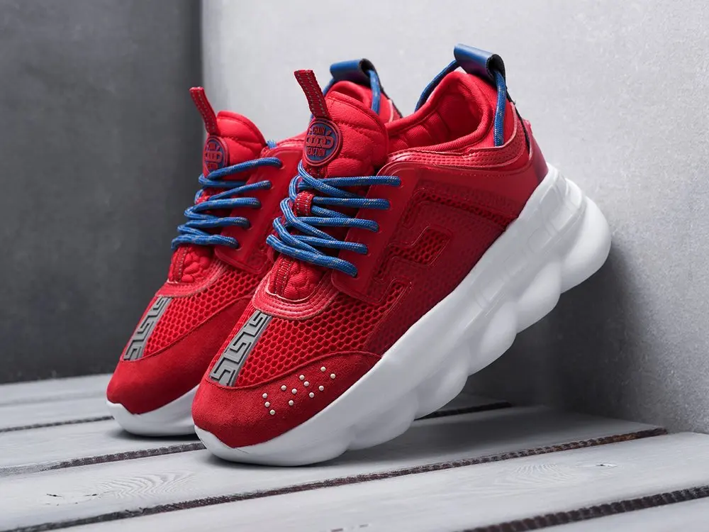 Кроссовки Versace Chain Reaction Красный Лето Женский | Обувь