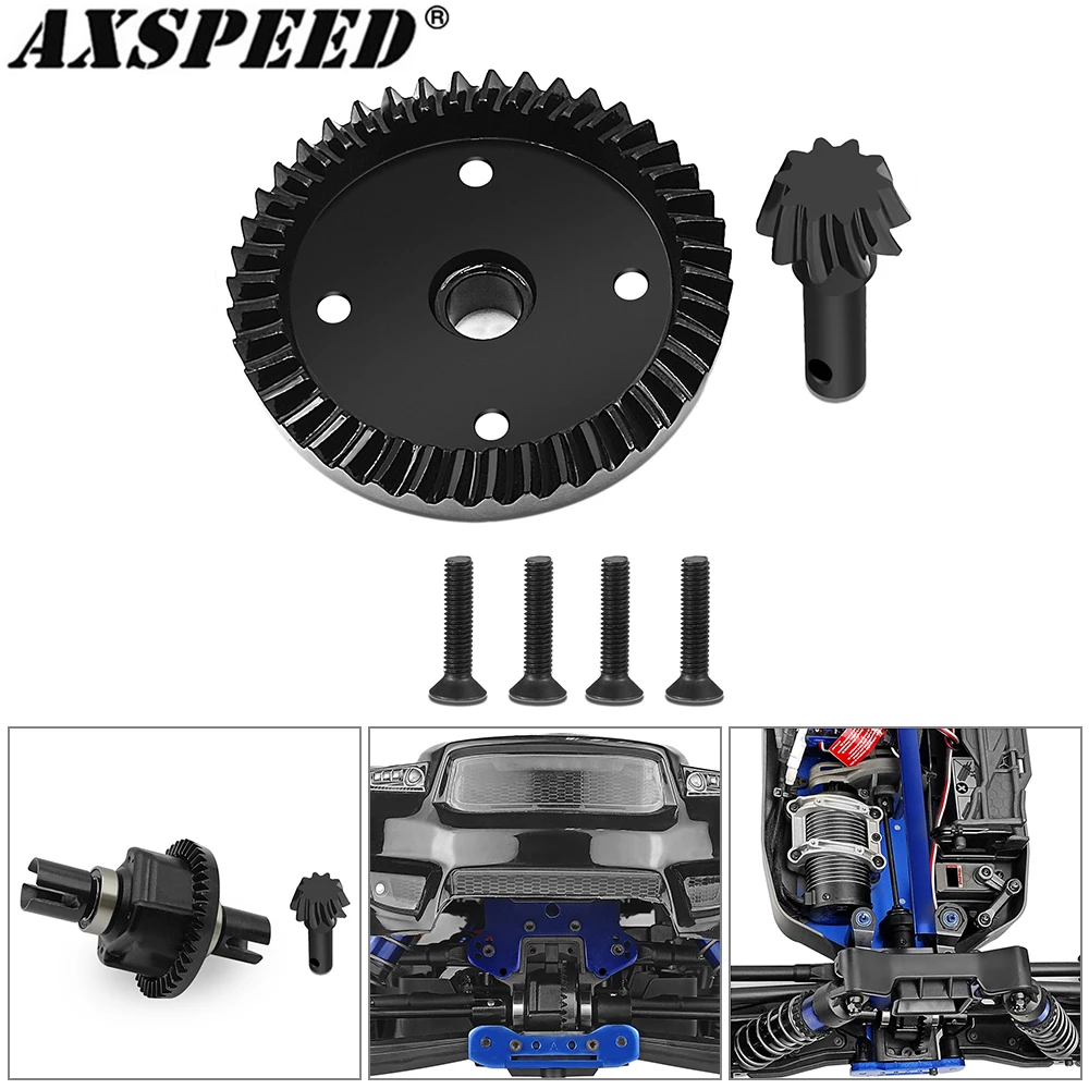 AXSPEED стальная дифференциальная Шестерня 10T 43T Передняя Задняя Трансмиссия