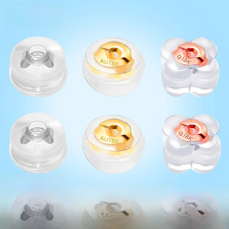 Силиконовые беруши из 8-каратного золота. Золотые беруши. Затычки для ушей.