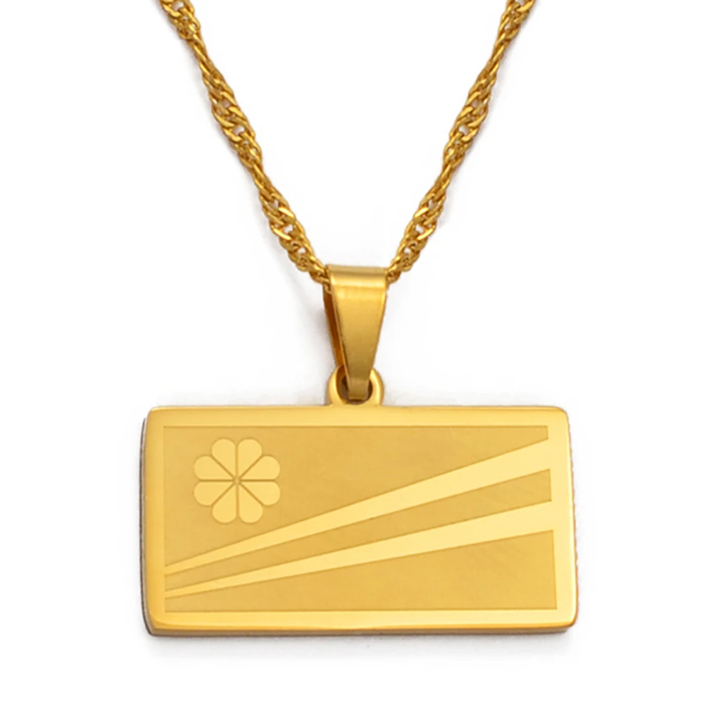 Anniyo Marshall Kwajalein Atoll ожерелья для женщин/девочек золотого цвета и ювелирные изделия