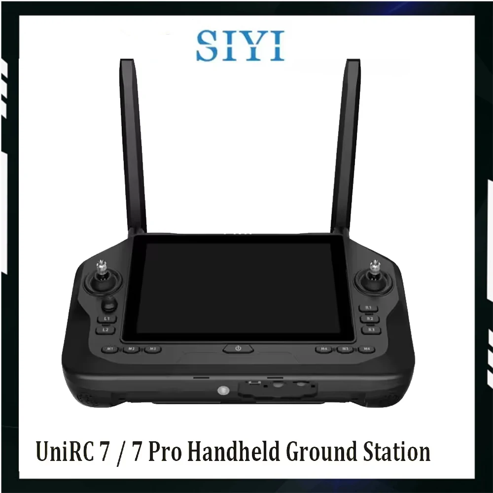 SIYI UniRC 7/7 Pro Двухчастотная портативная заземляющая станция 7 дюймов 1080P Диапазон 40