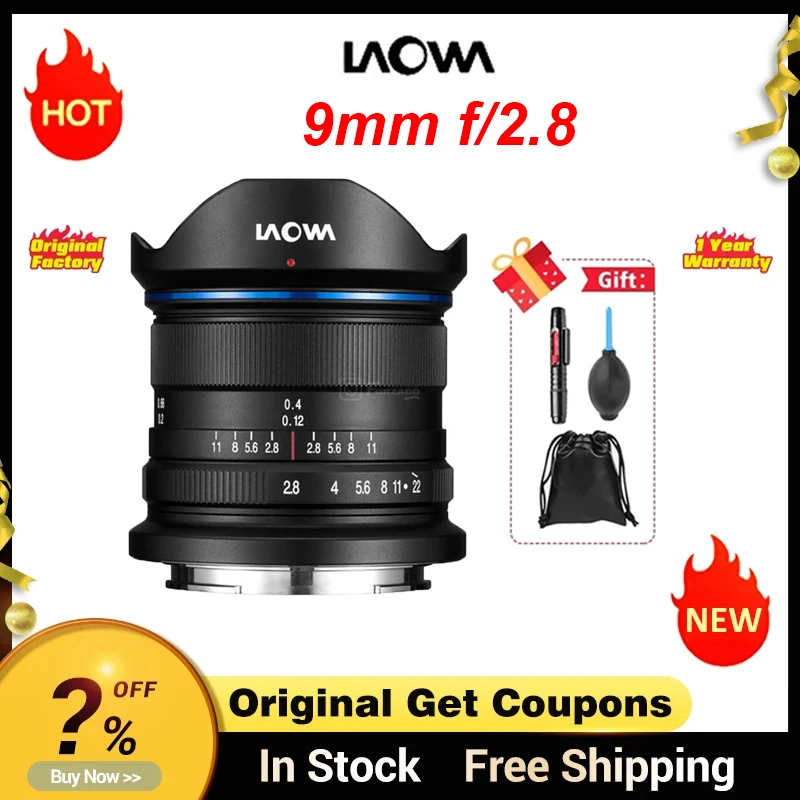 Объектив Venus Optics Laowa 9 мм f/2 8 Zero-D для Sony E Canon EF-M / Hasselblad Fuji Nikon Macro 4/3 - купить по