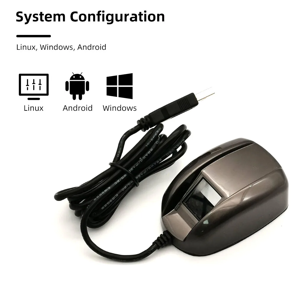 Новый считыватель отпечатков пальцев USB для управления доступом с поддержкой операционных систем Windows, Linux и Android.
