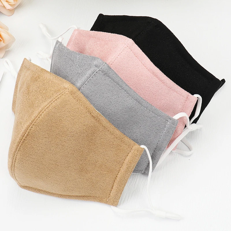 Маска для лица многоразовая зимняя ветрозащитная двухслойная | Красота и