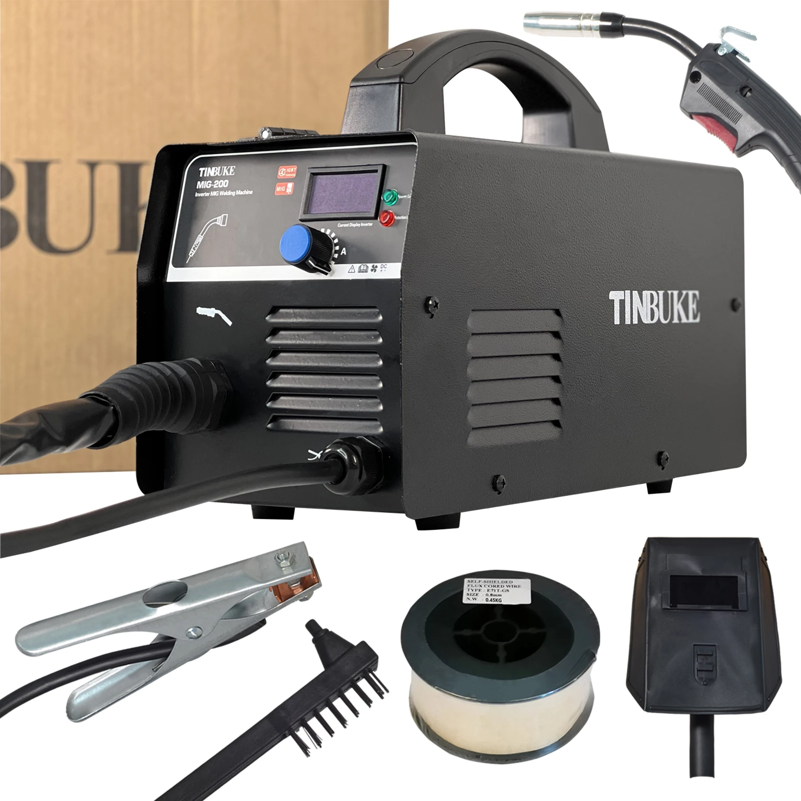 Сварочные аппараты MIG 200A сварочный аппарат без газа 220 В MIG200 сварочное