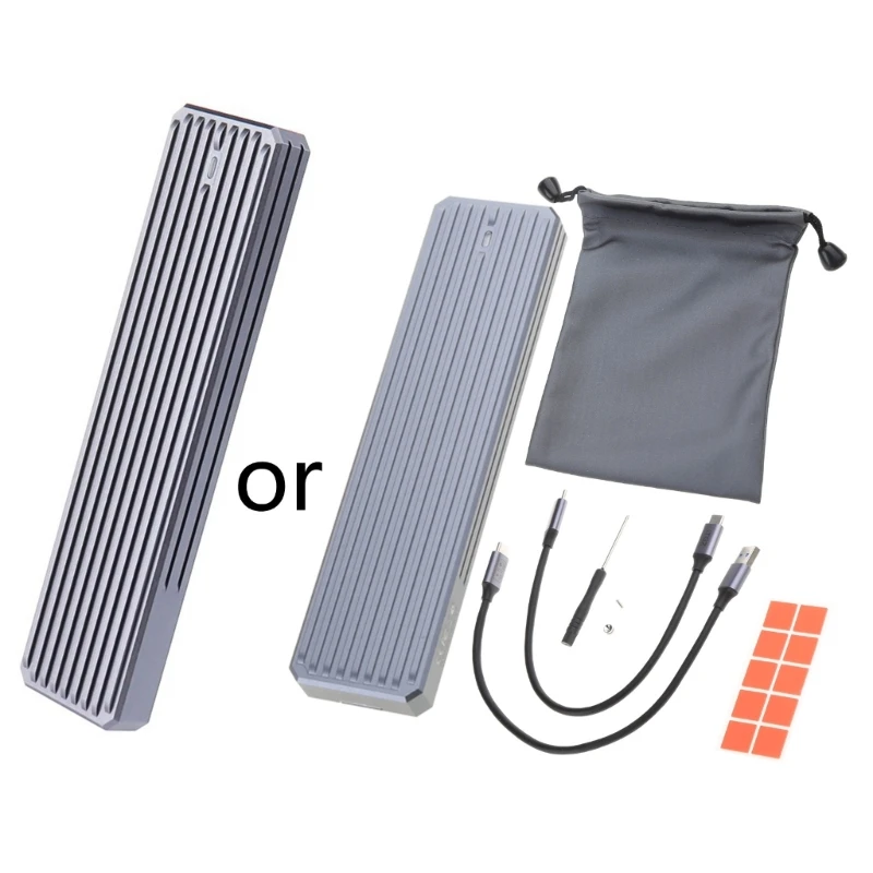 Nvme Mobile Корпус жесткого диска из алюминиевого сплава SSD Enslocure RTL9210 10 ГБ