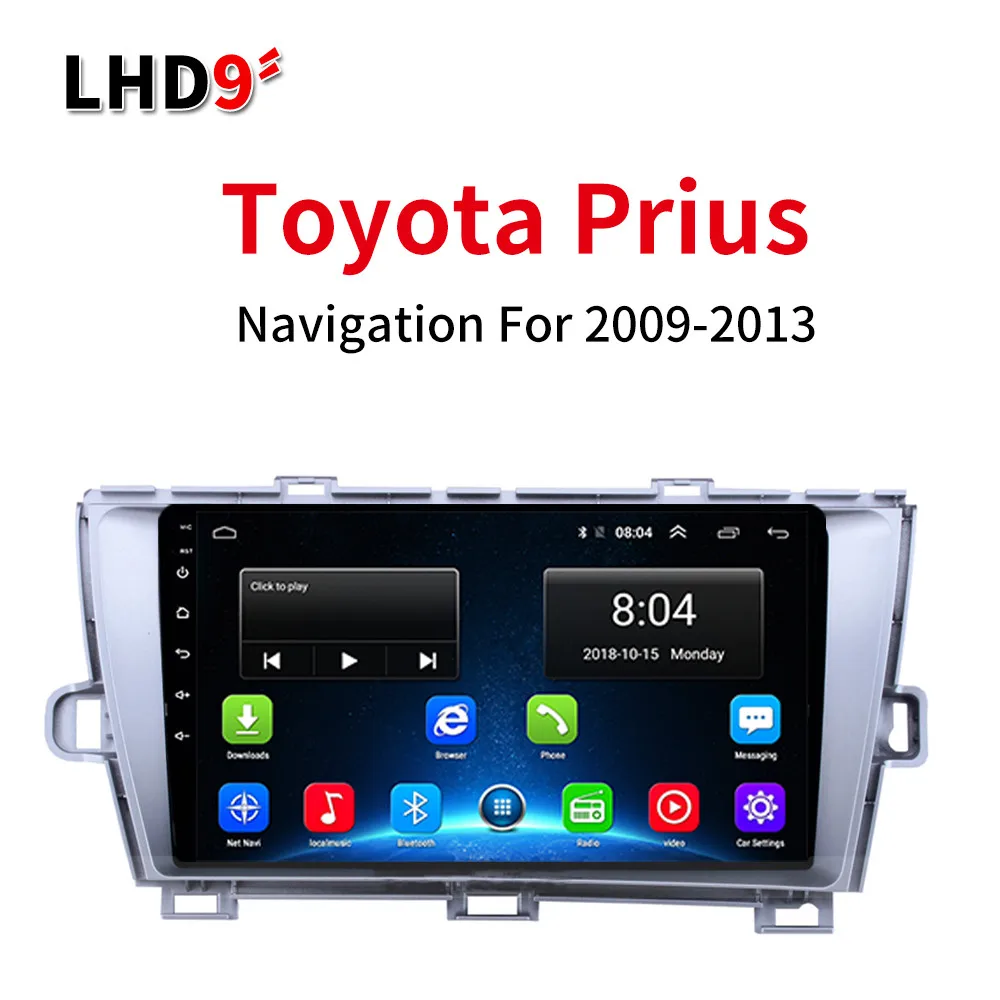 Lionet gps навигация для автомобиля Toyota Prius 2009 2013 9 дюймов LT1019Y|GPS транспорта| |