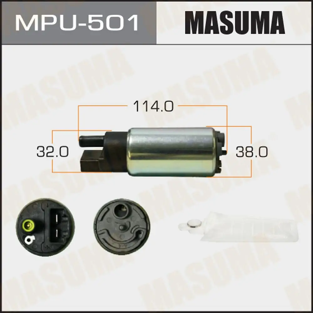 Fuel pump Masuma mpu-501 with filter grid mpu-013. Honda v = 1500-1800 |