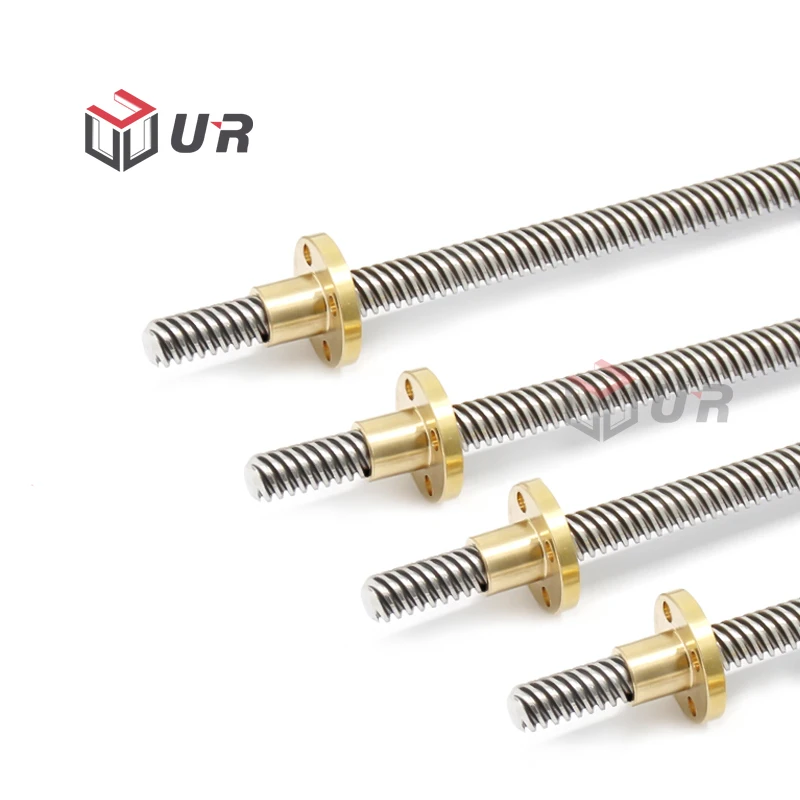 Винт трапецеидальный T8x8 с гайкой|Детали и аксессуары для 3D-принтеров| |