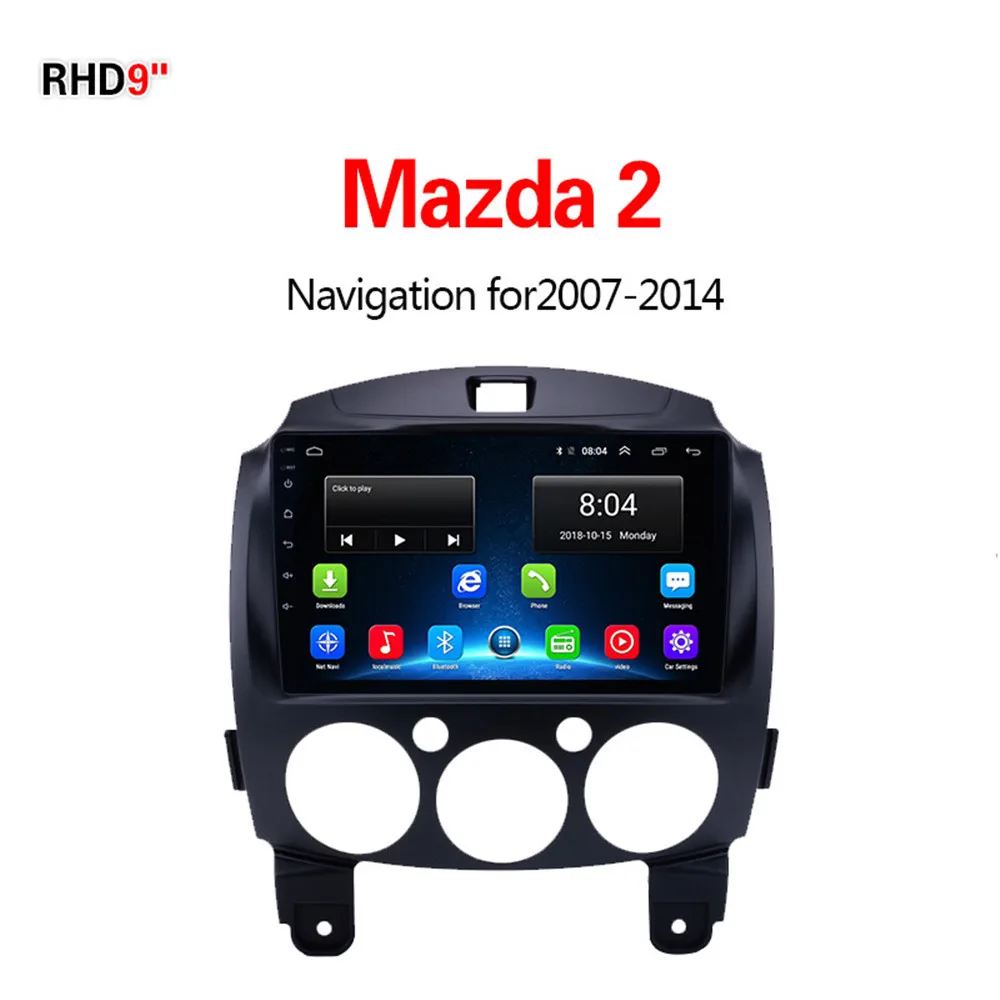 Lionet gps навигация для автомобиля Mazda 2 2007 2014 9 дюймов RM1001X|GPS транспорта| |