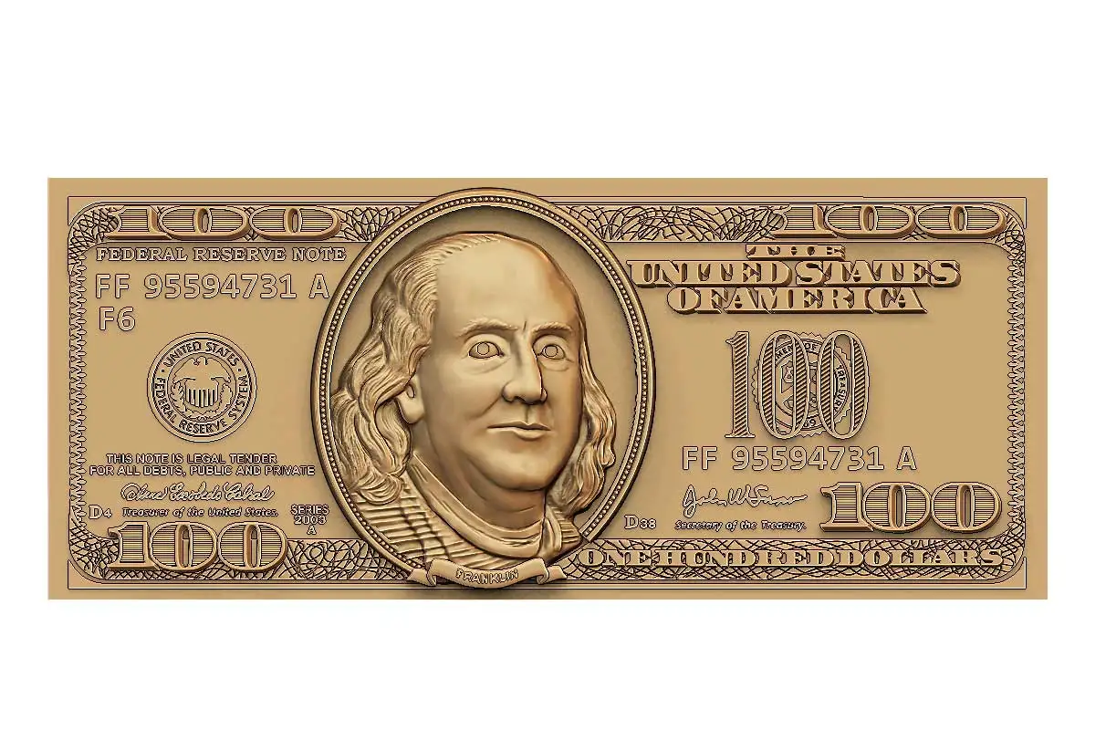 One hundred US dollars. CNC project STL file for cutting on the machine MODEL | Украшения и аксессуары